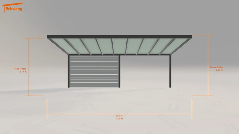 #DE Schweng Pultdachcarport S350 (ID rj5n2p) #MTG