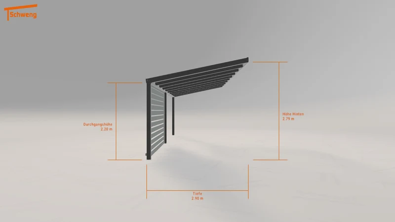 #DE Schweng Pultdachcarport S350 (ID rj5n2p) #MTG