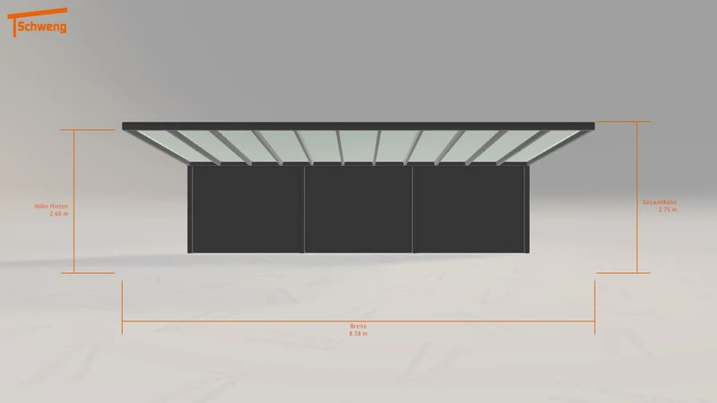 #DE Schweng Pultdachcarport S350 (ID g73574) #MTG