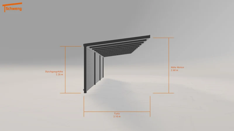 #DE Schweng Pultdachcarport S350 (ID g73574) #MTG
