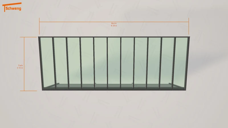 #DE Schweng Pultdachcarport S350 (ID g73574) #MTG