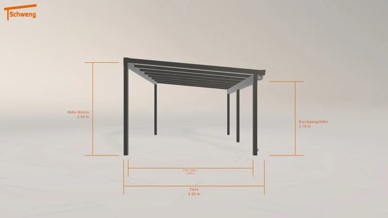 #DE Schweng Terrassenüberdachung S400 (ID n5dm5j)