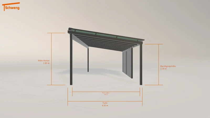 #DE Schweng Terrassenüberdachung S400 (ID 42xw42)