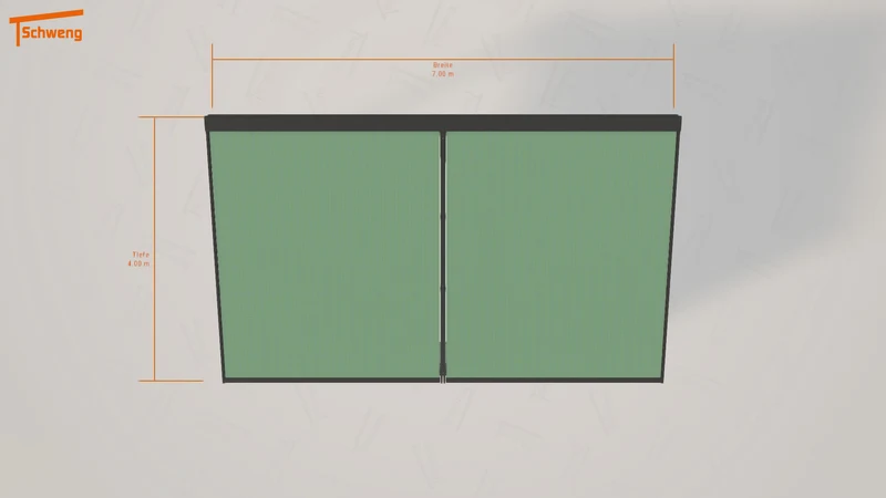 #DE Schweng Terrassenüberdachung S400 (ID 42xw42)