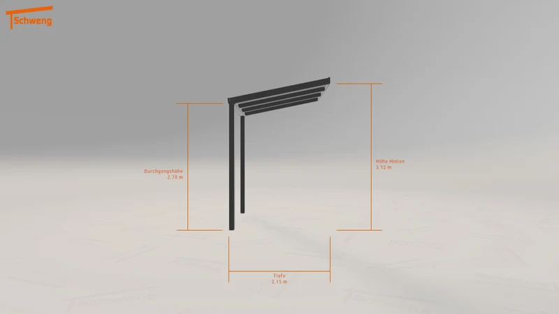 #DE Schweng Terrassenüberdachung S350 (ID jjpr8n)