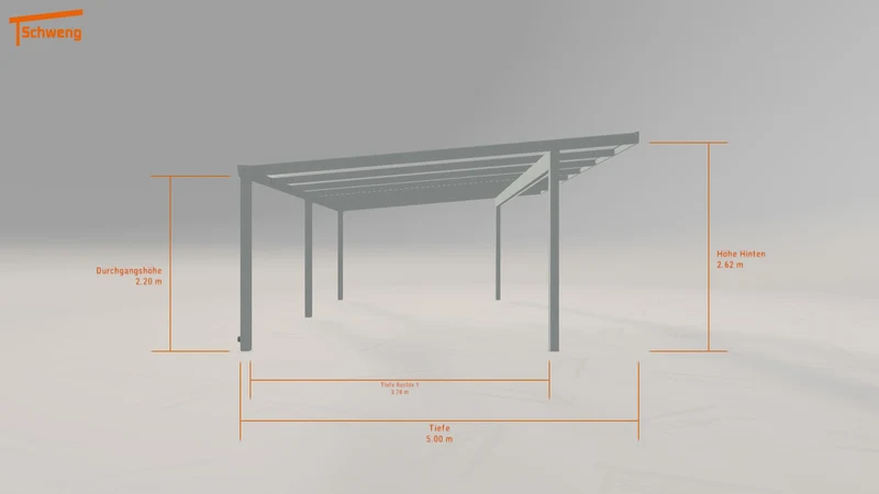 #AT Schweng Pultdachcarport S400 (ID 77wg92) #MTG