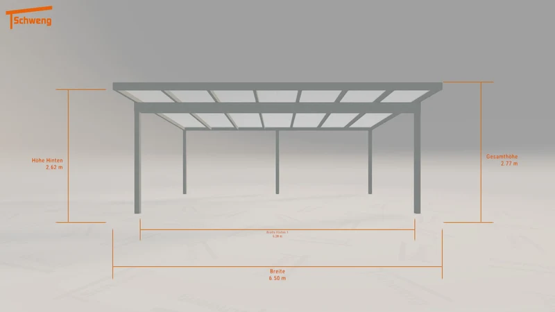 #AT Schweng Pultdachcarport S400 (ID ygyk2r) #MTG