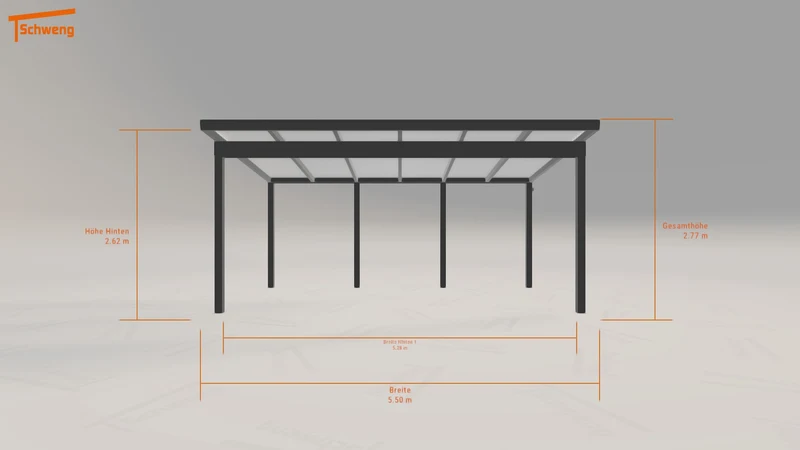 #DE Schweng Pultdachcarport S400 (ID bkq89p)