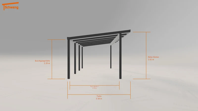 #DE Schweng Pultdachcarport S400 (ID bkq89p)