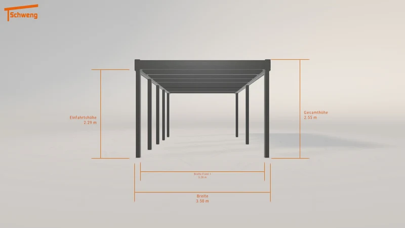 #DE Schweng Flachdachcarport C600+ (ID jjp3pn) #MTG
