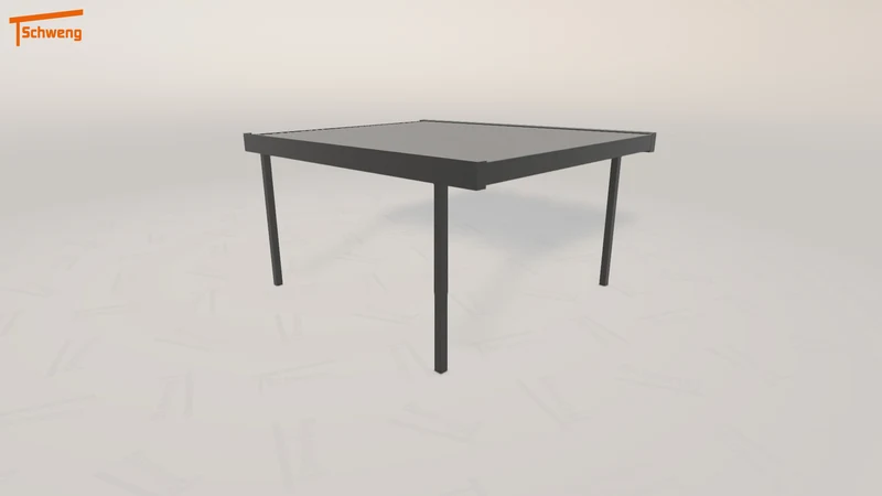 #DE Schweng Flachdachcarport C600 (ID 859r9d)