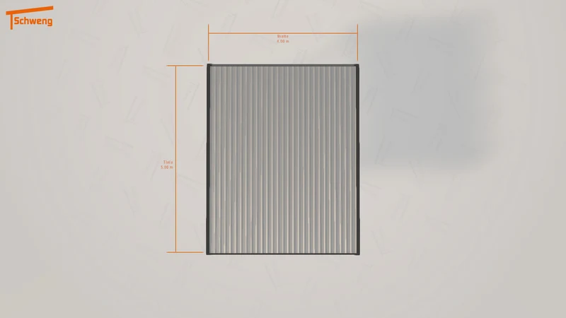 #DE Schweng Flachdachcarport C600 (ID 859r9d)