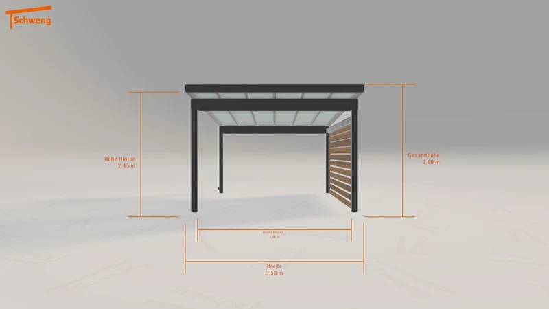 #DE Schweng Pultdachcarport S400 (ID 2q5yxq) #MTG