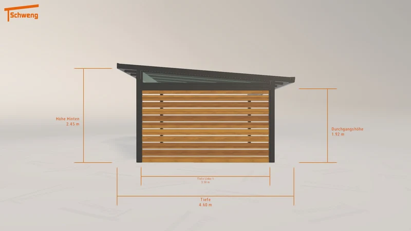 #DE Schweng Pultdachcarport S400 (ID 2q5yxq) #MTG