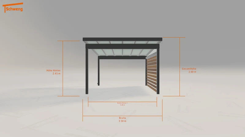 #DE Schweng Pultdachcarport S400 (ID qdyx3k) #MTG