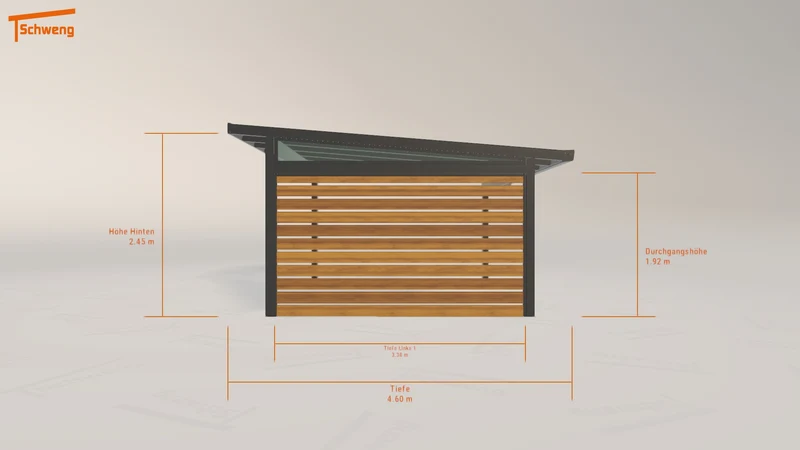 #DE Schweng Pultdachcarport S400 (ID qdyx3k) #MTG