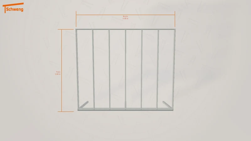 #DE Schweng Pultdachcarport S400 (ID 8592rj)