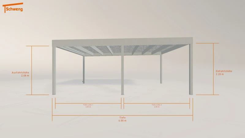 #DE Schweng Flachdachcarport C600 (ID x79pk4) #MTG