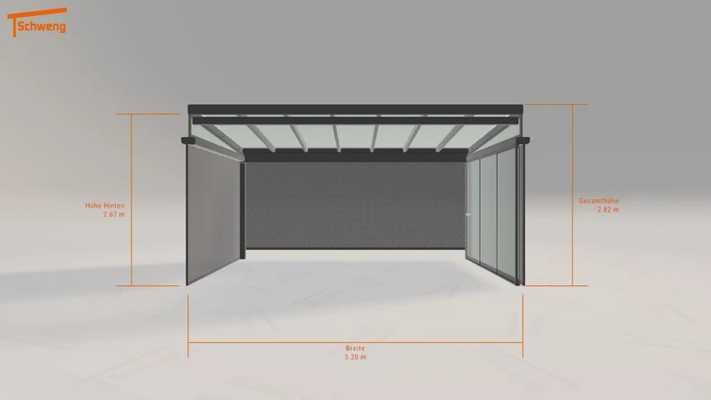 #DE Schweng Terrassenüberdachung S400 (ID qdynw4)