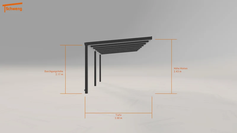 #DE Schweng Terrassenüberdachung S350 (ID 42xkjm)