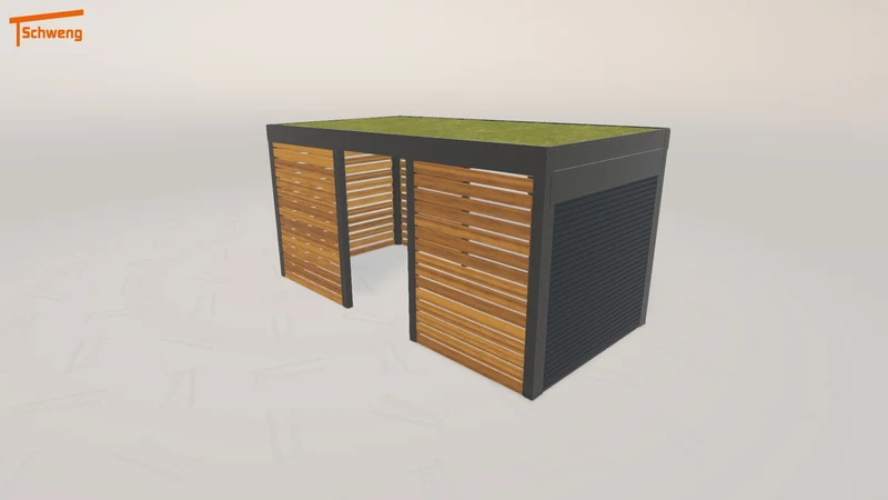 #DE Schweng Flachdachcarport C600+ (ID 5m8dw3) #MTG