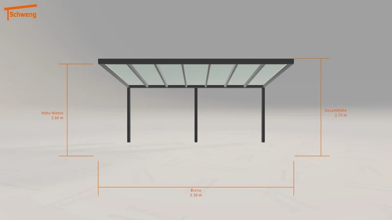 #DE Schweng Pultdachcarport S350 (ID 9wy5p7) #MTG