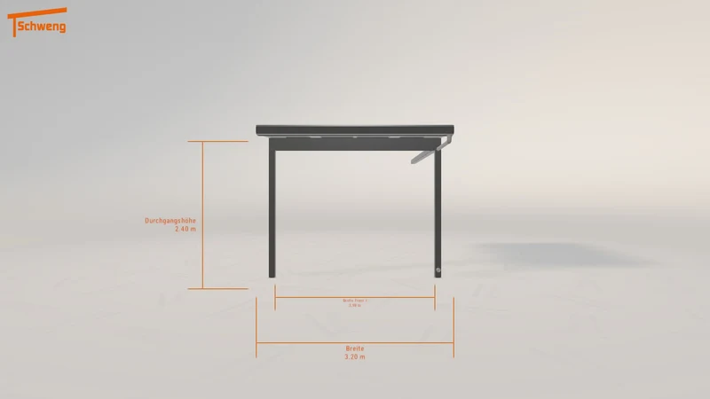 #DE Schweng Pultdachcarport S400 (ID mjp3bw)