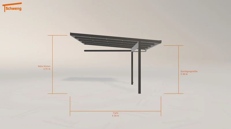 #DE Schweng Pultdachcarport S400 (ID mjp3bw)