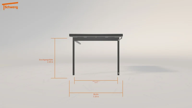 #DE Schweng Pultdachcarport S400 (ID 77wgz8)