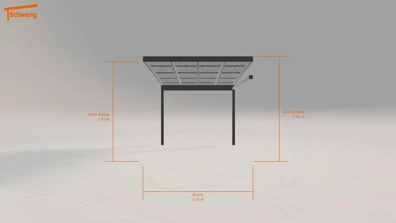 #DE Schweng Pultdachcarport S400 (ID 77wgz8)