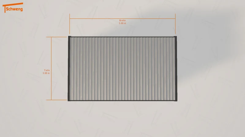#DE Schweng Flachdachcarport C600 (ID 2q5xyj) #MTG