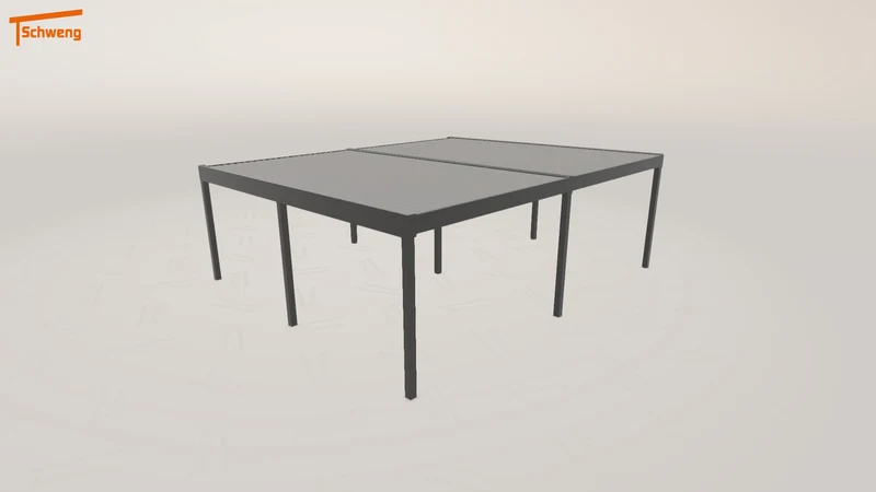 #DE Schweng Flachdachcarport C600+ (ID w32xpb) #MTG