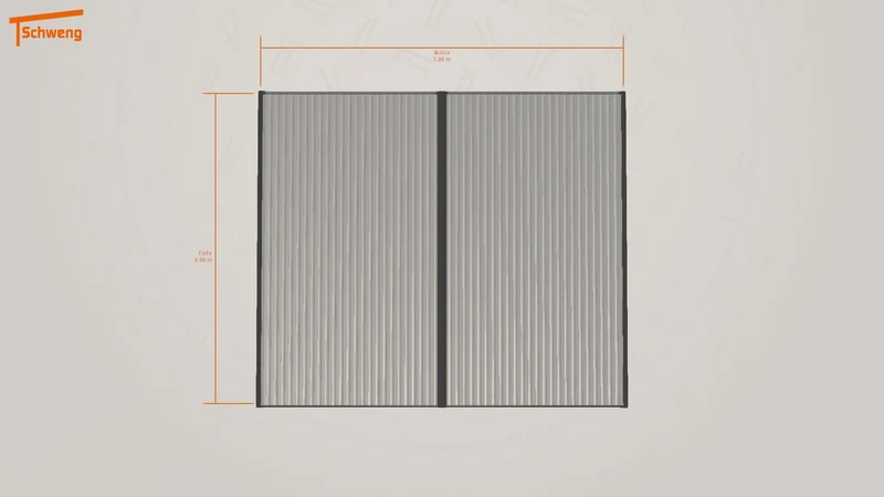 #DE Schweng Flachdachcarport C600+ (ID w32xpb) #MTG