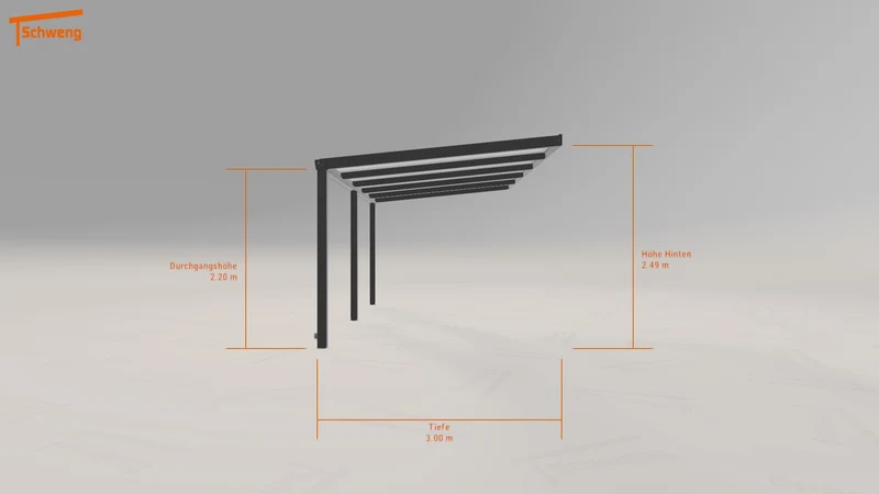 #DE Schweng Terrassenüberdachung S350 (ID rj5nyz)