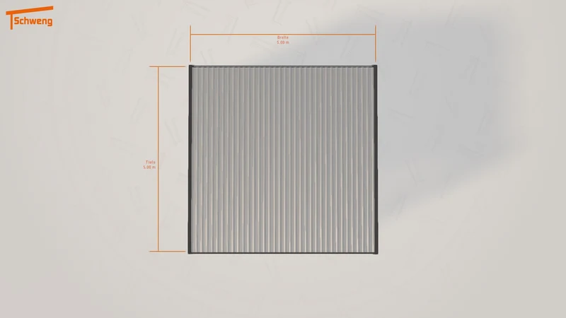 #DE Schweng Flachdachcarport C600 (ID jjpnx7)