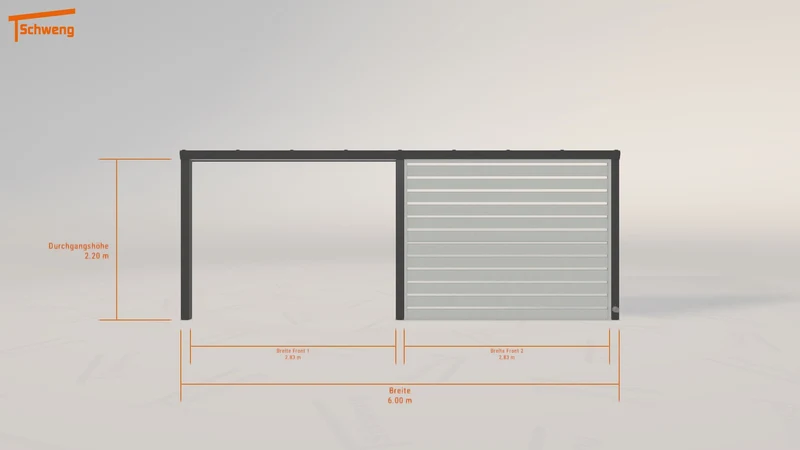 #DE Schweng Pultdachcarport S350 (ID jjpr59) #MTG