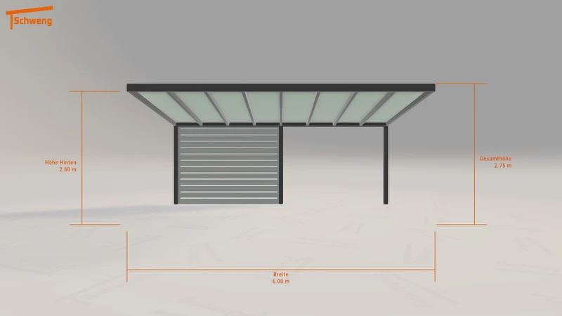 #DE Schweng Pultdachcarport S350 (ID jjpr59) #MTG