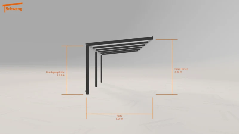 #DE Schweng Terrassenüberdachung S350 (ID mjprz4)