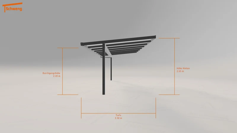 #DE Schweng Terrassenüberdachung S400 (ID 2q5bpy)