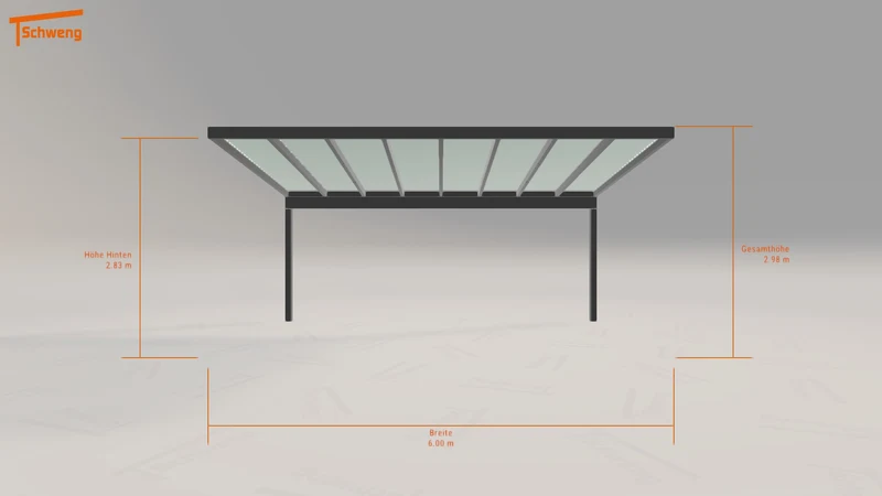 #DE Schweng Terrassenüberdachung S400 (ID 77w5wv)