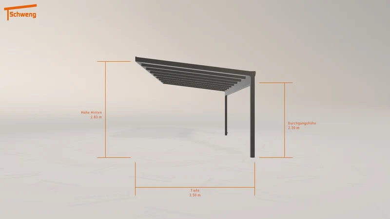 #DE Schweng Terrassenüberdachung S400 (ID 77w5wv)