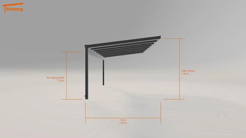#DE Schweng Terrassenüberdachung S400 (ID 77w5wv)