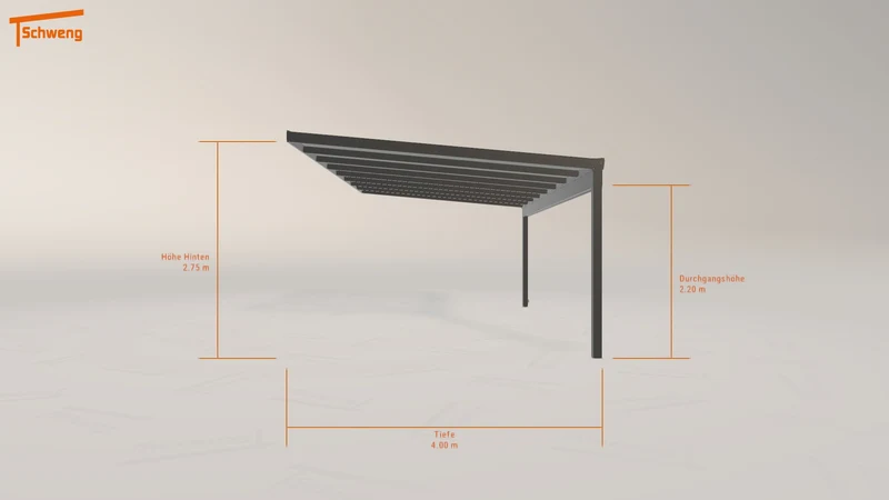 #DE Schweng Terrassenüberdachung S400 (ID rj5r55)