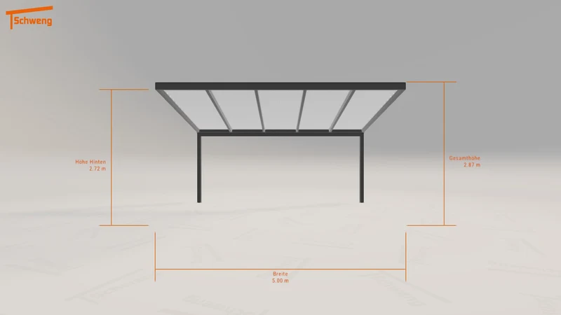 #DE Schweng Terrassenüberdachung S350 (ID pb9357)