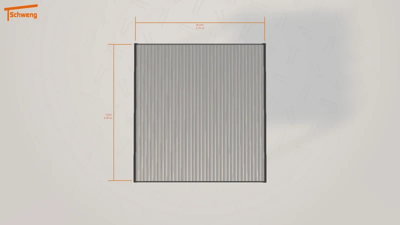 #DE Schweng Flachdachcarport C600+ (ID g73b9d) #MTG