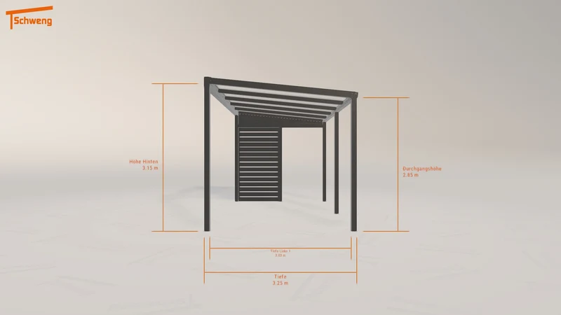 #AT Schweng Pultdachcarport S350 (ID zb5j3m) #MTG
