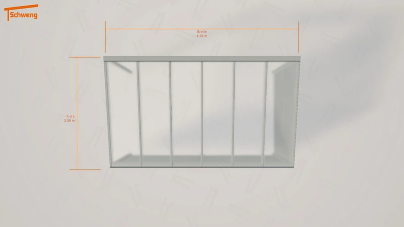 #DE Schweng Pultdachcarport S350 (ID w327j3) #MTG