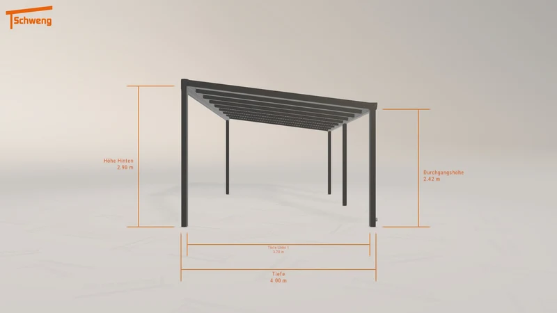 #DE Schweng Terrassenüberdachung S400 (ID 9wyyqv)