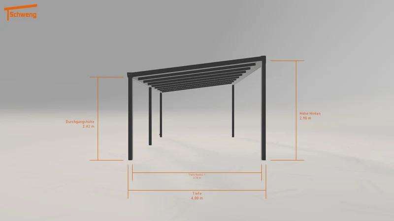 #DE Schweng Terrassenüberdachung S400 (ID 9wyyqv)