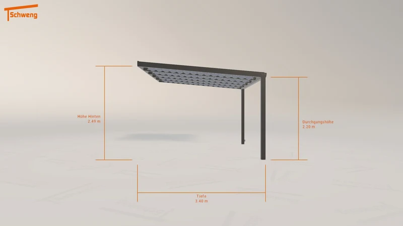#DE Schweng Terrassenüberdachung S350 (ID mjpp8j)